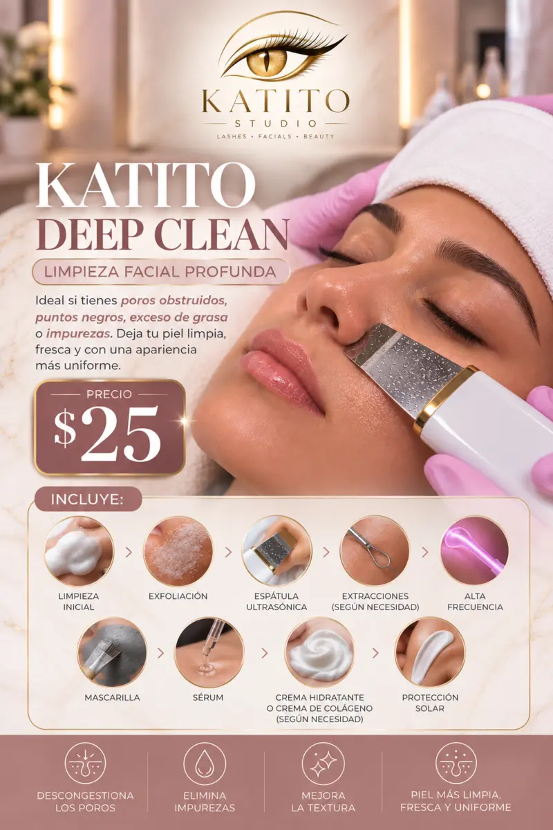 Limpieza facial profunda Katito Deep Clean